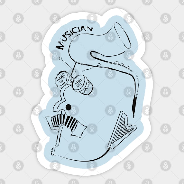 musician Sticker by Rashcek